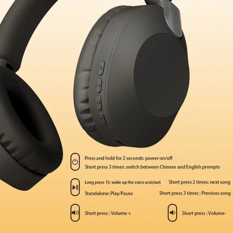 B2 Wireless Bluetooth 5.1 Foldable Noise Reduction Headset(Green)