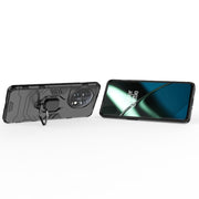 For OnePlus 11 5G Magnetic Ring Holder PC + TPU Phone Case(Black)