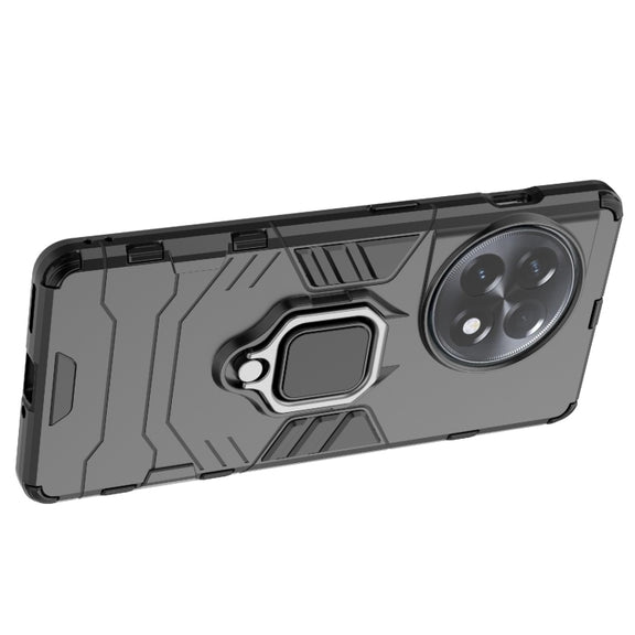 For OnePlus Ace 2 / 11R Magnetic Ring Holder PC + TPU Phone Case(Red)