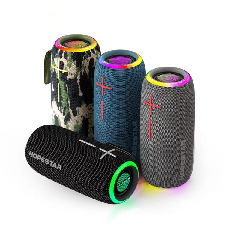 HOPESTAR P35 20W Outdoor IPX7 Water-resistant TWS Wireless Bluetooth Speaker(Camouflage)