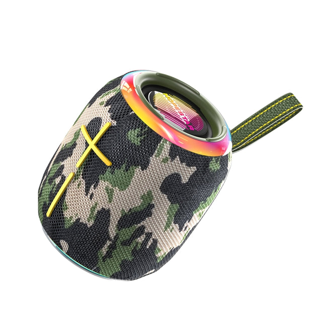 HOPESTAR P35 mini 10W Outdoor IPX7 Water-resistant TWS Bluetooth Speaker(Camouflage)