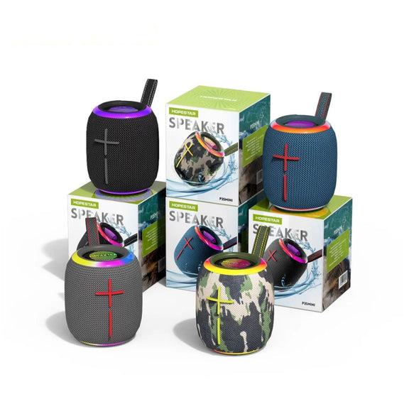 HOPESTAR P35 mini 10W Outdoor IPX7 Water-resistant TWS Bluetooth Speaker(Camouflage)