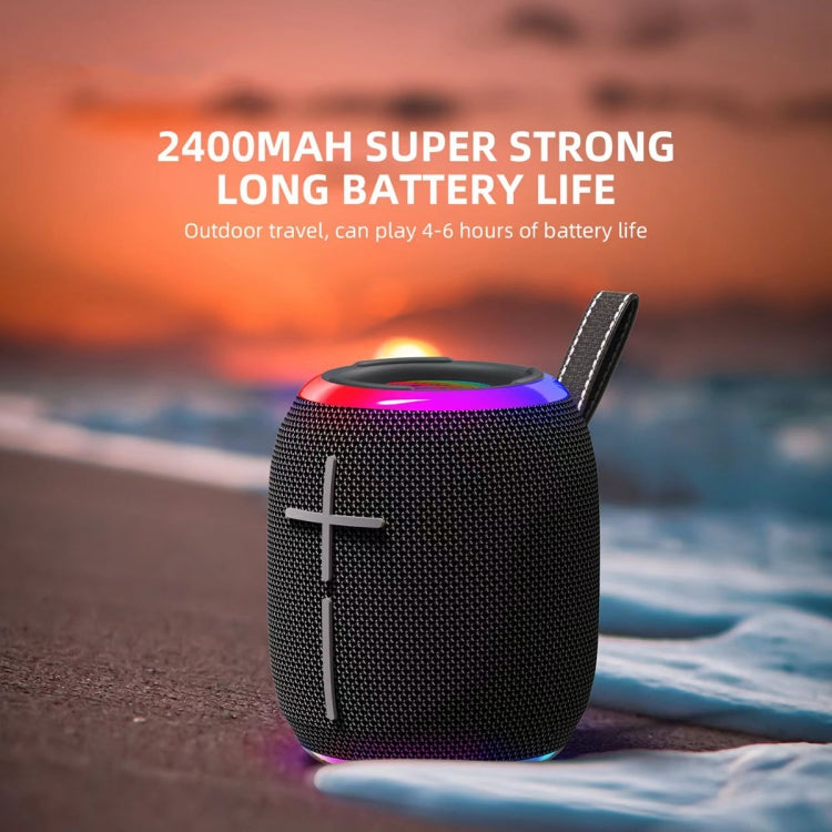 HOPESTAR P35 mini 10W Outdoor IPX7 Water-resistant TWS Bluetooth Speaker(Grey)