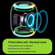 HOPESTAR P35 mini 10W Outdoor IPX7 Water-resistant TWS Bluetooth Speaker(Blue)