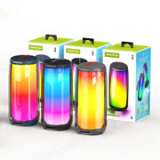 HOPESTAR P49 Tone Pulse RGB Light Water-resistant Bluetooth Speaker(Blue)