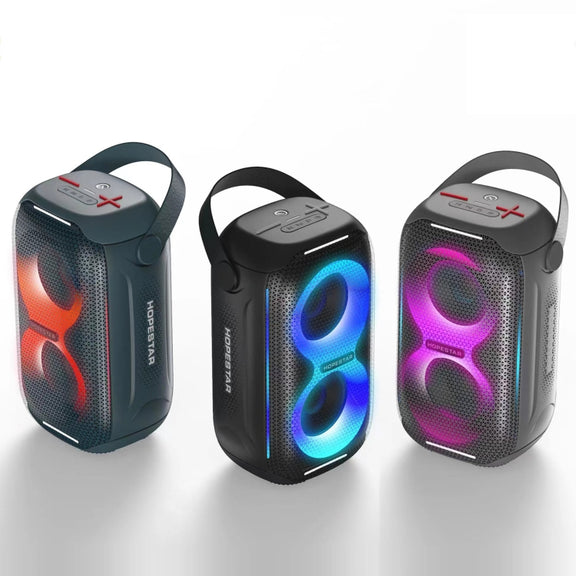 HOPESTAR Party200 mini Portable Tone Pulse RGB Light Bluetooth Speaker(Blue)