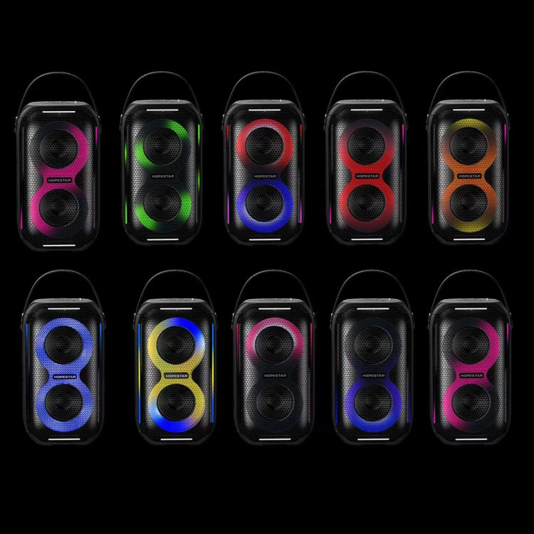 HOPESTAR Party200 mini Portable Tone Pulse RGB Light Bluetooth Speaker(Blue)
