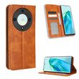 For Honor X9A / X40 / Magic5 Lite 5G Magnetic Buckle Retro Texture Leather Phone Case(Brown) - free shipping - PMC TechLife - Order now!