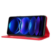 For Xiaomi Poco X5 5G / Redmi Note 12 5G Magnetic Buckle Retro Texture Leather Phone Case(Red)