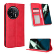 For OnePlus 11 5G Magnetic Buckle Retro Texture Leather Phone Case(Red) - free shipping - PMC TechLife - Order now!