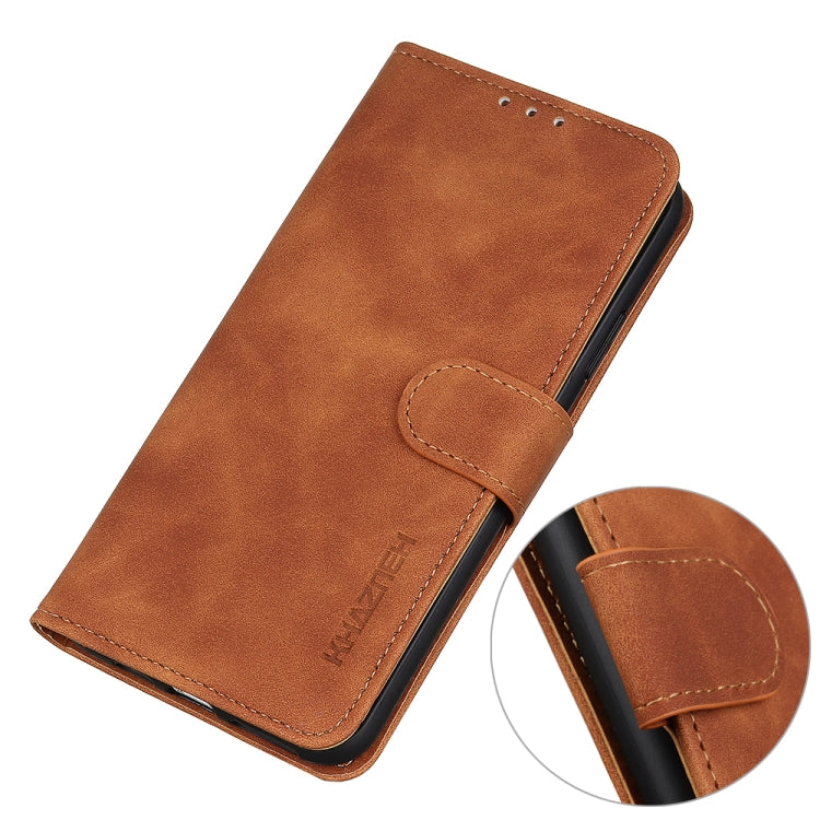 For Honor X9A 5G / Magic5 Lite 5G KHAZNEH Retro Texture Flip Leather Phone Case(Brown)