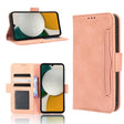 For Samsung Galaxy A34 5G Skin Feel Calf Texture Card Slots Leather Phone Case(Pink) - free shipping - PMC TechLife - Order now!