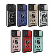 For Samsung Galaxy A04e Sliding Camera Cover Design Phone Case(Blue)