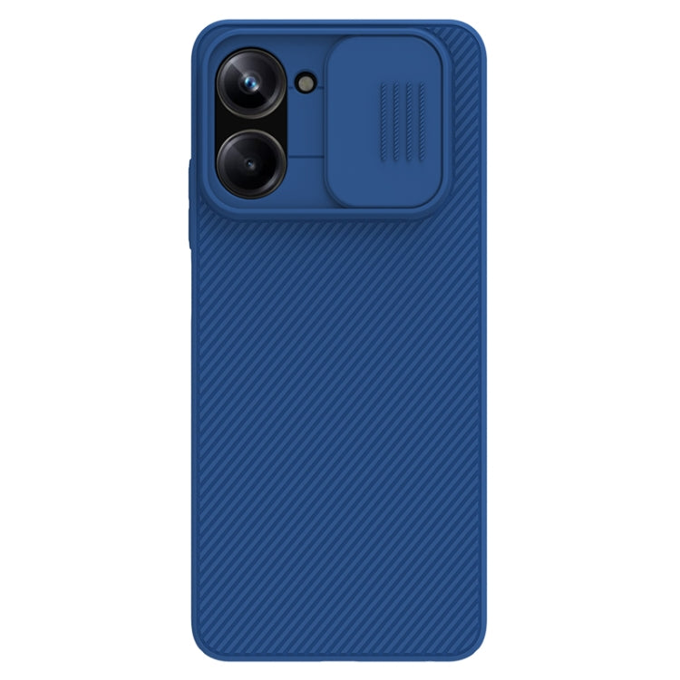 For Realme 10 Pro 5G NILLKIN Black Mirror Series Camshield PC Phone Case(Blue)