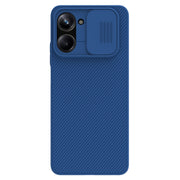 For Realme 10 Pro 5G NILLKIN Black Mirror Series Camshield PC Phone Case(Blue)