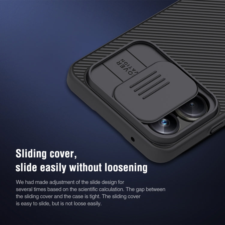 For Realme 10 Pro 5G NILLKIN Black Mirror Series Camshield PC Phone Case(Blue)