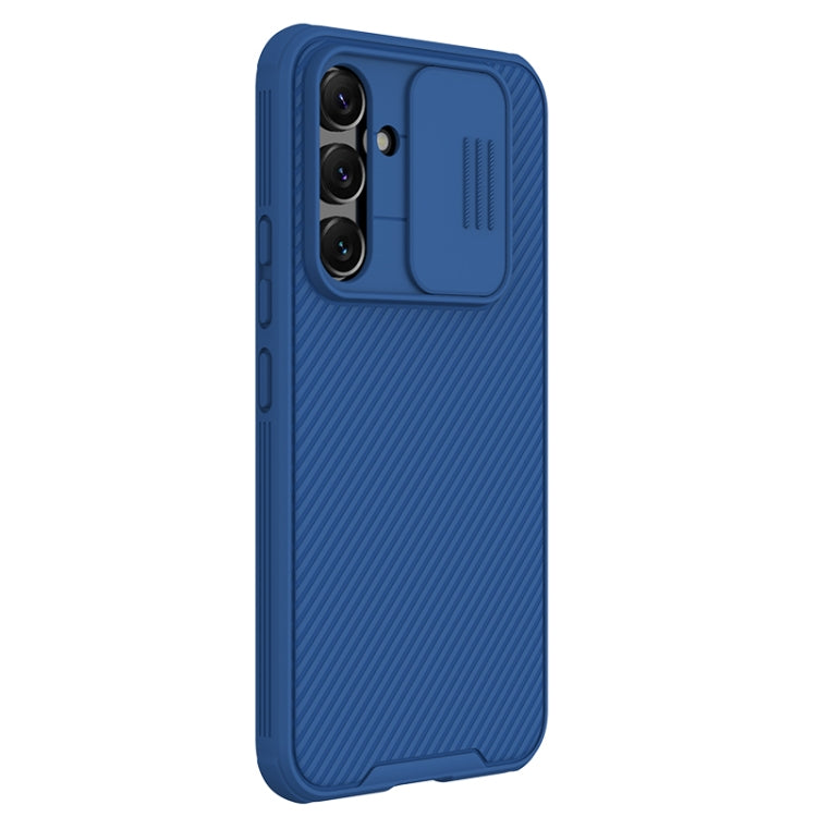 For Samsung Galaxy A54 5G NILLKIN Black Mirror Pro Series Camshield PC Phone Case(Blue)