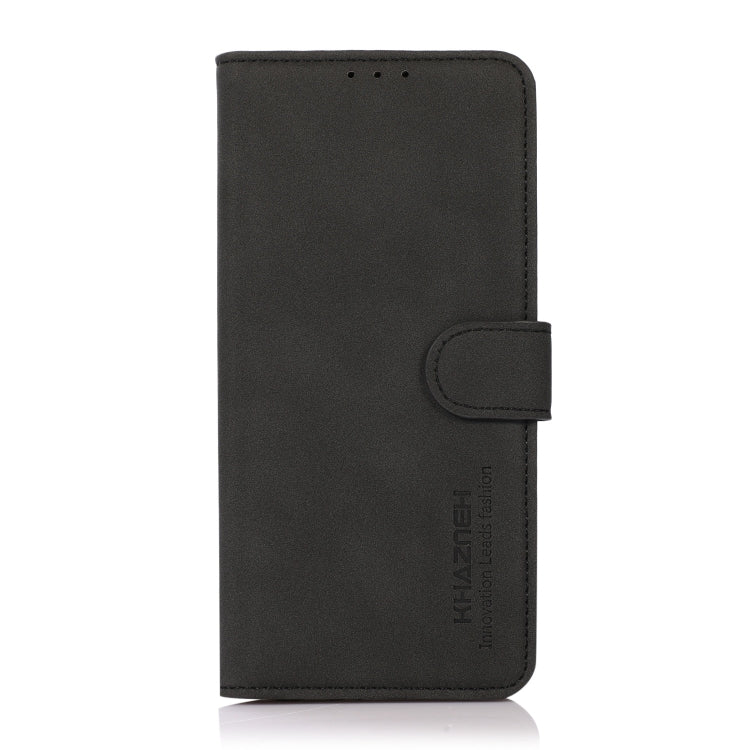For Honor X7a 4G KHAZNEH Matte Texture Leather Phone Case(Black)
