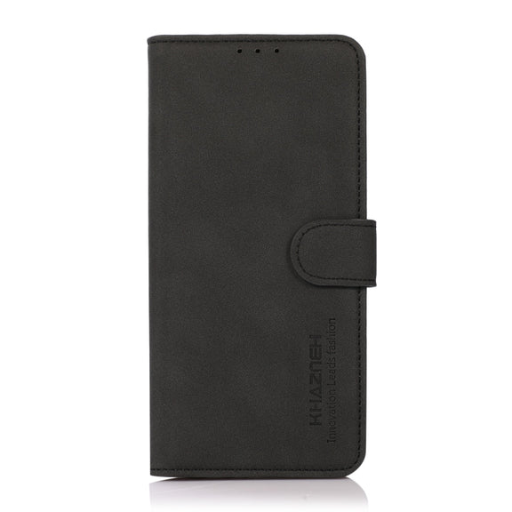 For Honor X7a 4G KHAZNEH Matte Texture Leather Phone Case(Black)