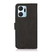 For Honor X7a 4G KHAZNEH Matte Texture Leather Phone Case(Black)
