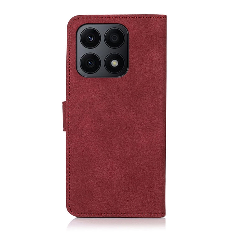 For Honor X8a 4G KHAZNEH Matte Texture Leather Phone Case(Red)