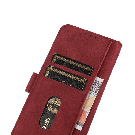 For Honor X8a 4G KHAZNEH Matte Texture Leather Phone Case(Red)