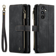 For Samsung Galaxy A34 5G CaseMe C30 Multifunctional Leather Phone Case(Black)