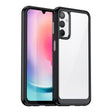 For Samsung Galaxy A24 4G Colorful Series Acrylic + TPU Phone Case(Black) - free shipping - PMC TechLife - Order now!