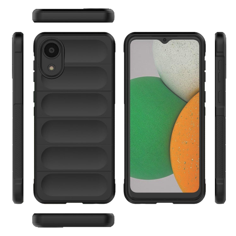 For Samsung Galaxy A03 Core 4G Magic Shield TPU + Flannel Phone Case(White)