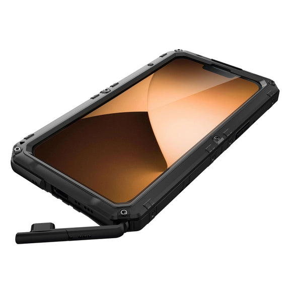 For iPhone 14 Pro Max RedPepper Wolf 360 Full Body Rugged Life Water-resistant Phone Case(Black)
