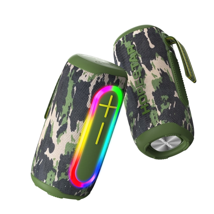 HOPESTAR P60 IPX6 Water-resistant 10W 66mm Outdoor Bluetooth Speaker(Camouflage)