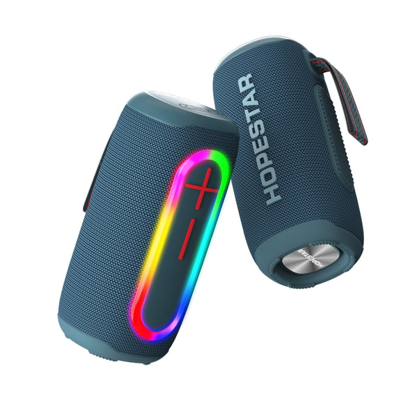 HOPESTAR P60 IPX6 Water-resistant 10W 66mm Outdoor Bluetooth Speaker(Blue)
