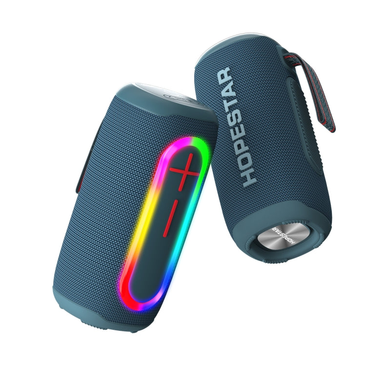 HOPESTAR P60 IPX6 Water-resistant 10W 66mm Outdoor Bluetooth Speaker(Blue)