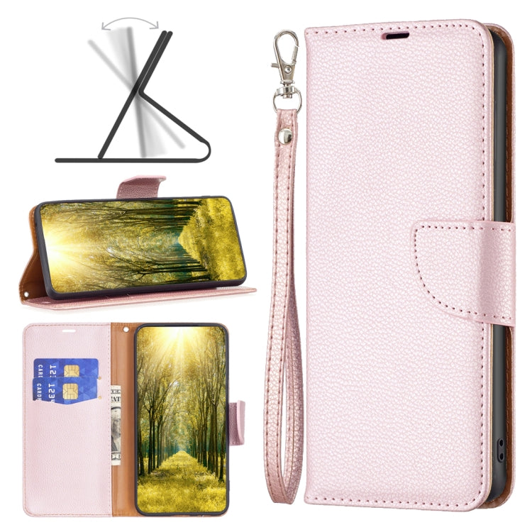 For Xiaomi 13 Lite / Civi 2 Litchi Texture Pure Color Leather Phone Case(Rose Gold)