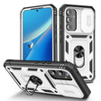 For Samsung Galaxy A54 5G Sliding Camshield TPU + PC Phone Case(White+Black) - free shipping - PMC TechLife - Order now!