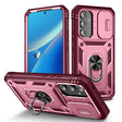 For Samsung Galaxy A54 5G Sliding Camshield TPU + PC Phone Case(Pink+Red) - free shipping - PMC TechLife - Order now!