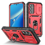 For Samsung Galaxy A54 5G Sliding Camshield TPU + PC Phone Case(Red+Black)