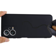 For Xiaomi Redmi Note 12 5G India / Poco X5 Pure Color Liquid Silicone Shockproof Full Coverage Phone Case(Black)