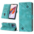 For Xiaomi Redmi 12C / 11A 4G Skin-feel Embossed Leather Phone Case(Green) - free shipping - PMC TechLife - Order now!