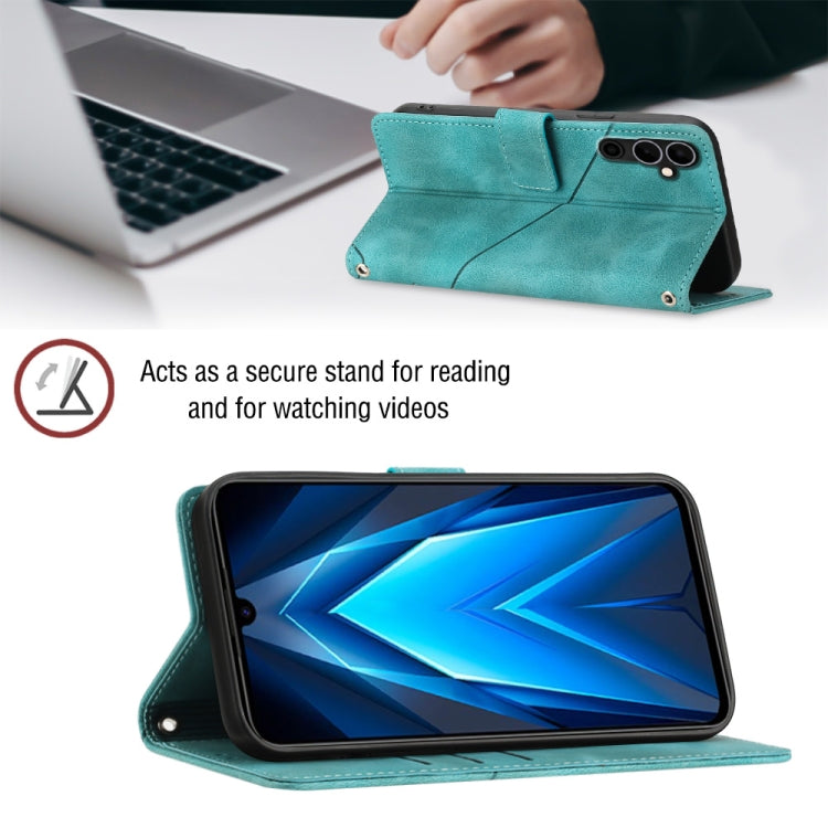 For Tecno Pova Neo 2 LG6n Skin-feel Embossed Leather Phone Case(Green)