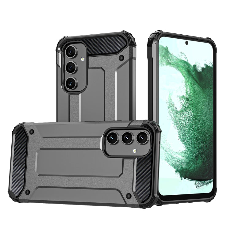 For Samsung Galaxy A54 5G Magic Armor TPU Hard PC Phone Case(Grey)