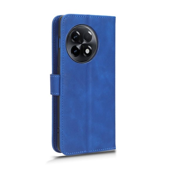For OnePlus 11R 5G / Ace 2 5G Skin Feel Magnetic Flip Leather Phone Case(Blue)