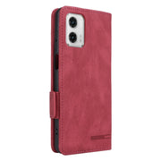 For Motorola Moto G13 / G23 / G53 Magnetic Clasp Flip Leather Phone Case(Red)