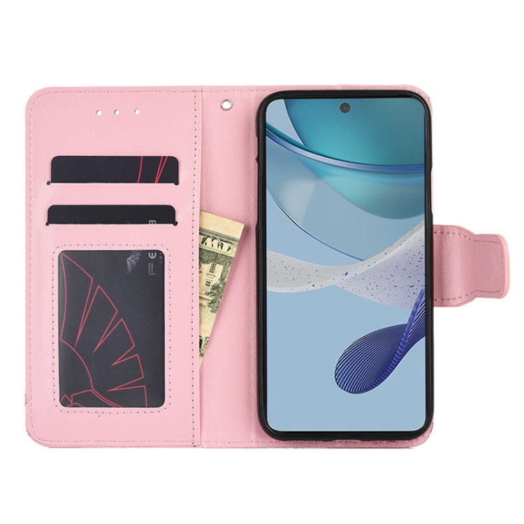 For OnePlus Ace 2/11R Crystal Texture Leather Phone Case(Pink)