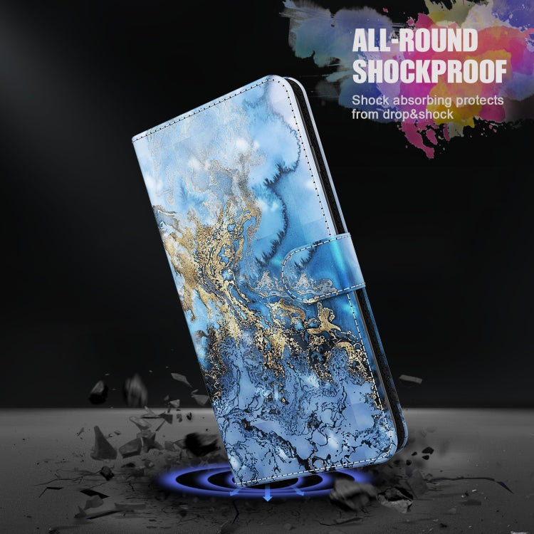 For Motorola Moto E13 3D Painting Pattern Leather Phone Case(Milky Way)