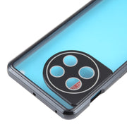 For OnePlus 11 Full Cover Magnetic Metal Tempered Glass Phone Case(Black)