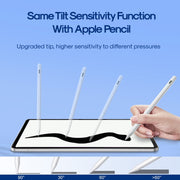 JOYROOM JR-X9S Aluminum Alloy Active Stylus Pen with Replacement Tips(White)