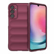 For Samsung Galaxy A24 5G / A24 4G Magic Shield TPU + Flannel Phone Case(Wine Red) - free shipping - PMC TechLife - Order now!