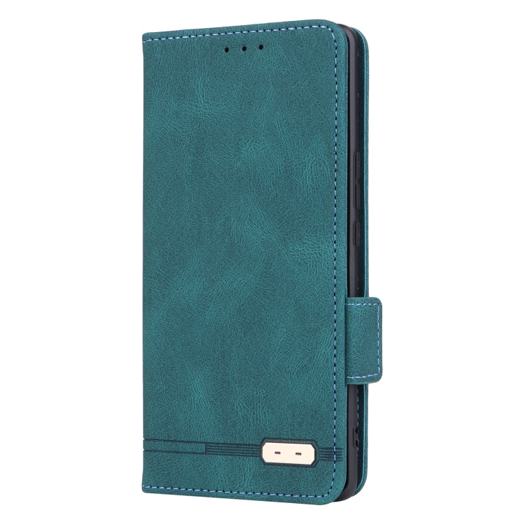 For Honor X9a 5G / Magic5 Lite Magnetic Clasp Flip Leather Phone Case(Green)