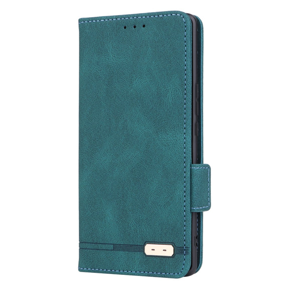For Honor X9a 5G / Magic5 Lite Magnetic Clasp Flip Leather Phone Case(Green)